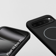 Θήκη σιλικόνης για Google Pixel 10 Pro XL, για MagSafe, μαύρο