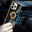 Θήκη για iPhone 13 Pro Max, Electro Ring, μαύρη
