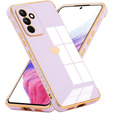 Θήκη για Samsung Galaxy A15 4G / 5G, Electro heart, μωβ + Full Glue Ceramic Glass