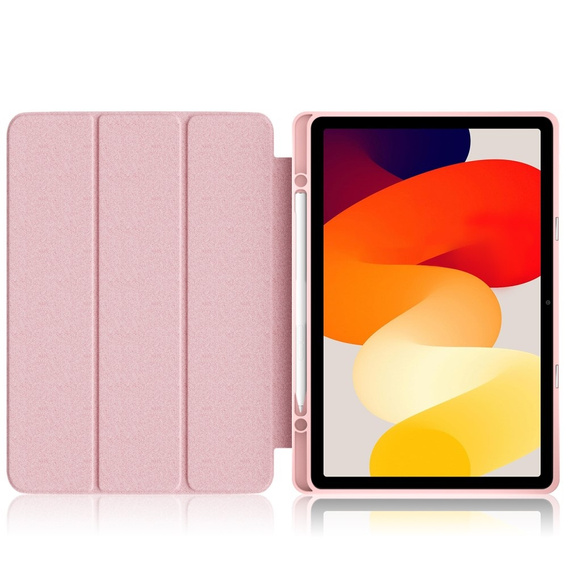 Θήκη για Xiaomi Redmi Pad SE 11", Smartcase Hybrid, με χώρο για γραφίδα, ροζ