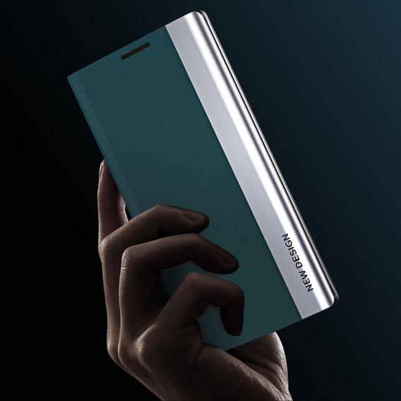 Θήκη με πτερύγιο για Xiaomi 12 / 12X, Side Magnetic, πράσινη