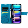 Θήκη με πτερύγιο για Infinix Hot 50 Pro+ 4G, Butterfly, μπλε