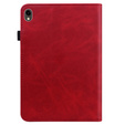 θήκη για Samsung Galaxy Tab S10 Lite / S10 FE / S9 FE / S9, Classic, με υποδοχή γραφίδας, κόκκινη