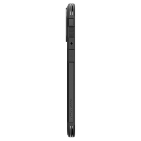 θήκη Spigen για iPhone 16 Pro Max, Tough Armor Mag Mag MagSafe, μαύρη + μετριασμένο γυαλί 9H