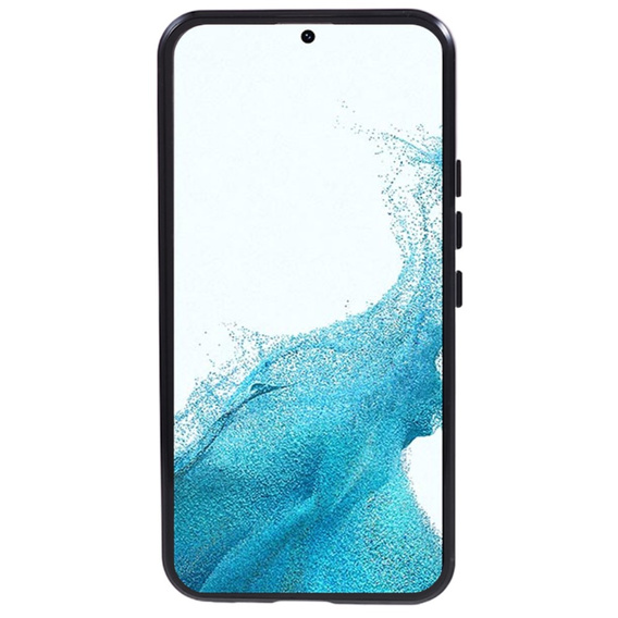 θήκη για το Samsung Galaxy S22, Magnetic Dual Glass, μαύρη