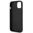 Karl Lagerfeld Θήκη για iPhone 14 Plus, Saffiano Choupette Head Patch, ασημένια
