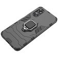 Θήκη για Oppo A17, Kickstand Ring, μαύρη