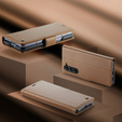 CASEME flip case για Samsung Galaxy Z Fold6 5G, Litchi Wallet, καφέ