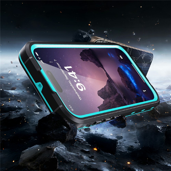 Θήκη για iPhone 17, αδιάβροχη IP68, SHELLBOX MagSafe, μπλε