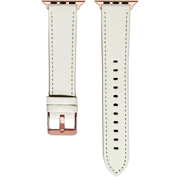 Δερμάτινο λουράκι για Apple Watch 1/2/3/4/5/6/7/8/SE/Ultra 42/44/45/49mm, Μαύρο