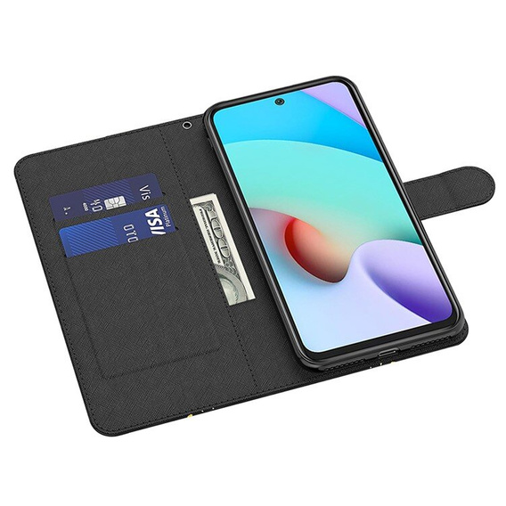 Θήκη με πτερύγιο για Xiaomi Redmi 13C / Poco C65, Wallet, Cat & Tiger