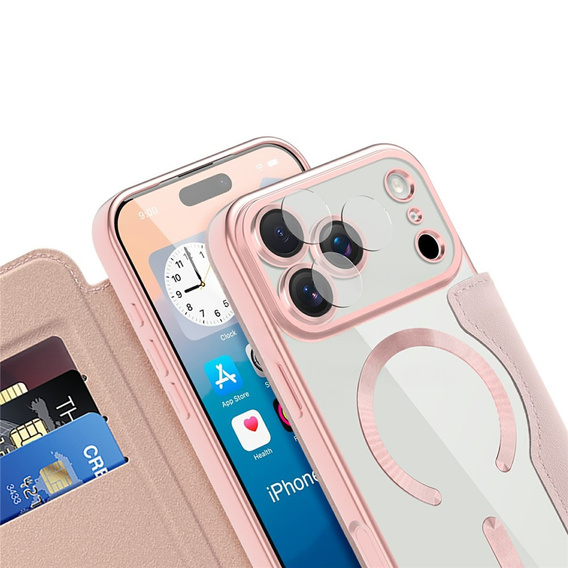 Θήκη πορτοφολιού MagSafe RFID flip με προστασία κάμερας για iPhone 17 Pro Max