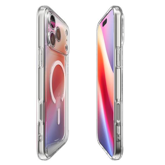 Θήκη Spigen Ultra Hybrid MagSafe για iPhone 17 Pro, Διαφανές / Λευκό