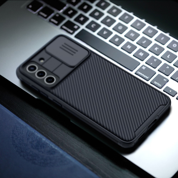Θήκη για Samsung Galaxy S21 FE, θωρακισμένη Nillkin, CamShield Pro, μαύρη