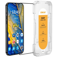 ENKAY Tempered Glass για Xiaomi Redmi Note 13 5G / 4G, μαύρη