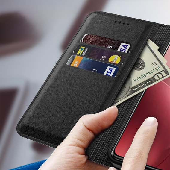 Θήκη με πτυσσόμενο καπάκι Crazy Horse Wallet για Oppo Find X9