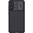 Θήκη για Samsung Galaxy S21 FE, θωρακισμένη Nillkin, CamShield Pro, μαύρη