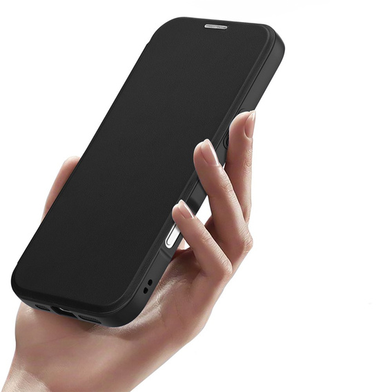 Θήκη Dux Ducis για iPhone Air, Skin X Pro, με πτερύγιο, για MagSafe, μαύρο