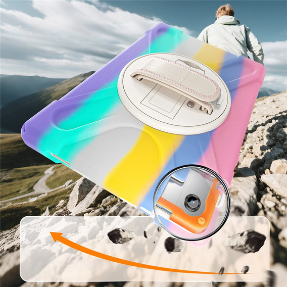 Θήκη με βάση και ιμάντα ώμου για Samsung Galaxy Tab A11+