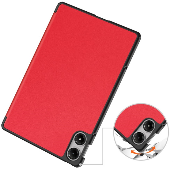 Θήκη για Xiaomi Redmi Pad Pro / Xiaomi Poco Pad, Smartcase, κόκκινη