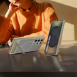 Θήκη για Samsung Galaxy S25 Ultra, Kickstand Matt Case, για MagSafe, γκρι