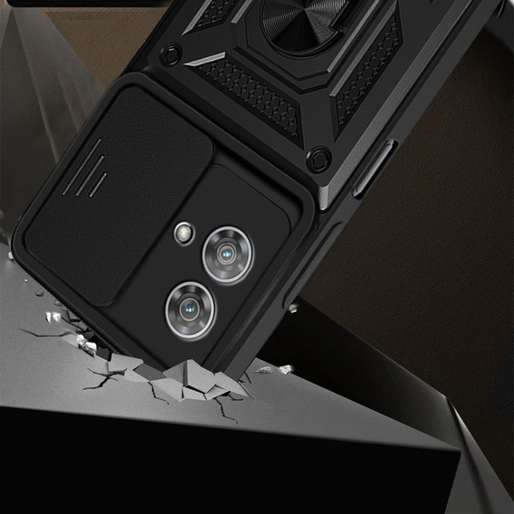 Θήκη για Motorola Edge 40 Neo, CamShield Slide, μαύρο