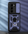 Θήκη για Infinix Hot 50 4G, CamShield Slide, μπλε