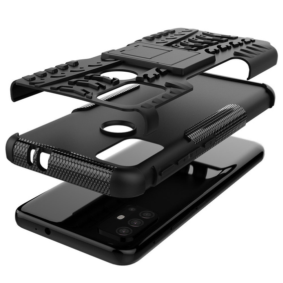Θήκη για Motorola Moto G10/G30, Tire Armor, μαύρη