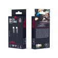 Καλώδιο Maxlife MXUC-12 USB-C - USB-C 1.0 m 100W, μαύρο