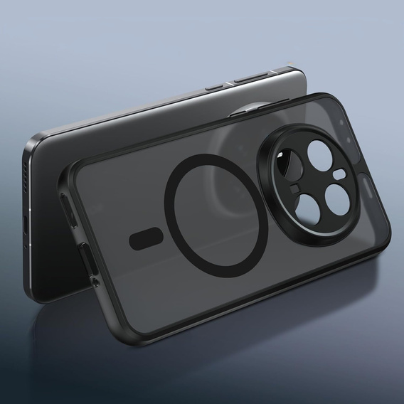 Θήκη για Honor Magic 7 Pro, για MagSafe, ERBORD Μatt Case, μαύρη