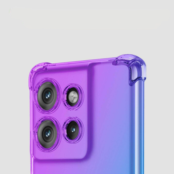 θήκη για το Motorola Edge 50 Neo, Gradient Dropproof, Μωβ / μπλε