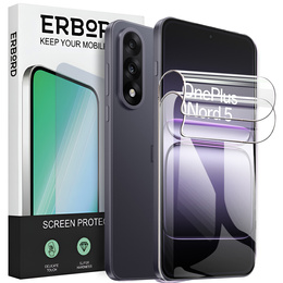 2x μεμβράνη υδρογέλης για iPhone 15 Pro Max, μεμβράνη υδρογέλης ERBORD