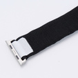 Λουράκι νάιλον για Apple Watch 1/2/3/4/5/6/7/8/SE/ULTRA 42/44/45/49mm, μαύρη / λευκή