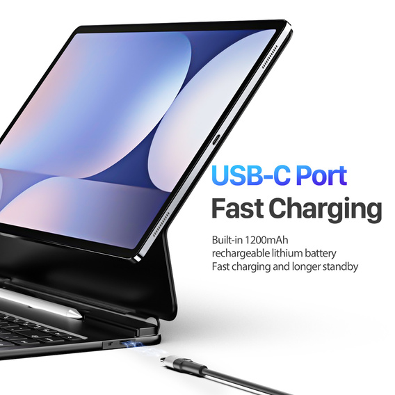 Θήκη με πληκτρολόγιο Bluetooth Dux Ducis για Samsung Galaxy Tab S11 Ultra, μαύρη