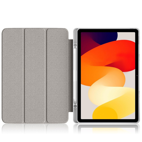 Θήκη για Xiaomi Redmi Pad SE 11", Smartcase Hybrid, με χώρο για γραφίδα, λευκή