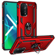 θωρακισμένη θήκη για OPPO A54 5G/A74 5G/A93 5G, Nox Case Ring, κόκκινη