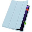 Θήκη για Samsung Galaxy Tab S10 FE+ Plus, Smartcase με χώρο για γραφίδα, μπλε