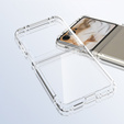 Θήκη για Motorola Razr 50 5G / Razr 60 5G, Fusion Hybrid, διαφανής