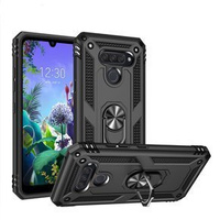 θωρακισμένη θήκη για LG K50 / Q60, Nox Case Ring, μαύρη