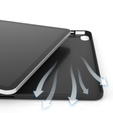 Θήκη για iPad 10.9" 2022 (10 gen.), Smartcase, μαύρη