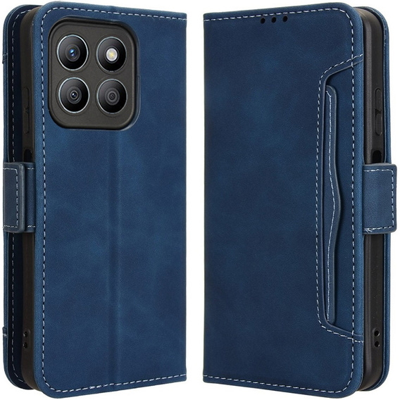 Θήκη με πτερύγιο για Motorola Moto G86 5G, Card Slot, σκούρο μπλε