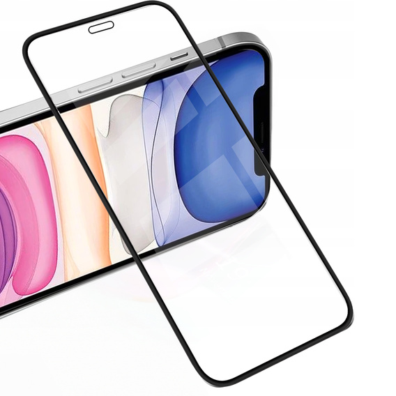 2x Μετριασμένο γυαλί για iPhone XR / 11, ERBORD 3D πλήρης οθόνη