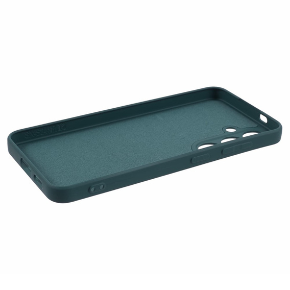 Θήκη για Samsung Galaxy S24+ Plus, Silicone Lite, σκούρα πράσινη