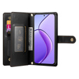 Θήκη με πτερύγιο για Realme 14 Pro+ 5G, Wallet Zipper Pocket, μαύρη