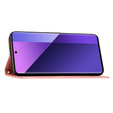 Θήκη με πτερύγιο για Xiaomi Redmi Note 13 Pro+, Butterfly, ροζ rose gold