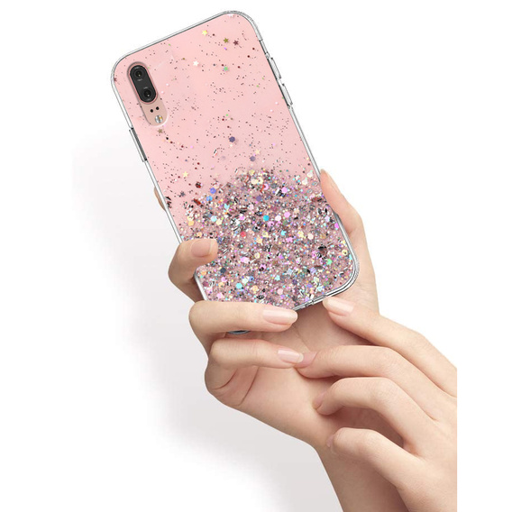 Θήκη για Huawei P20, Glittery, ροζ