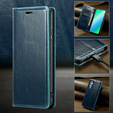 Θήκη με πτερύγιο για Samsung Galaxy A54, ERBORD Waxy Wallet, μπλε
