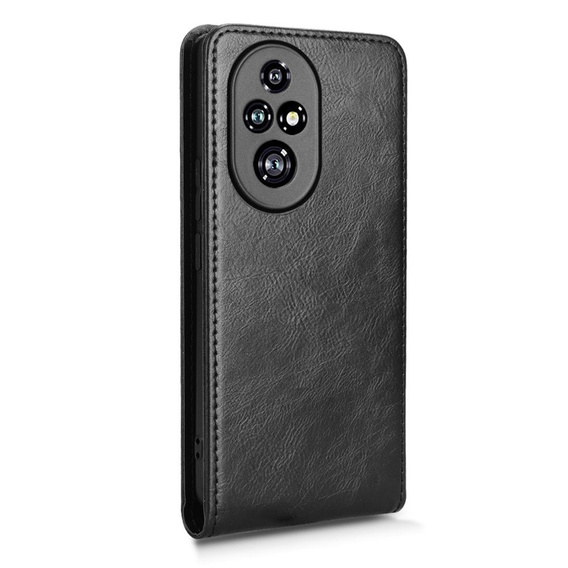 Θήκη με πτερύγιο για Honor 200 Pro 5G, Flip, μαύρη