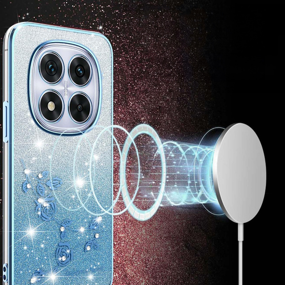 Θήκη με γκλίτερ Glitter Flower για Xiaomi Redmi Note 15 5G / Poco M8 5G