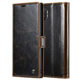 θήκη CASEME για Samsung Galaxy Note 10 Plus, Waxy Textured, καφές